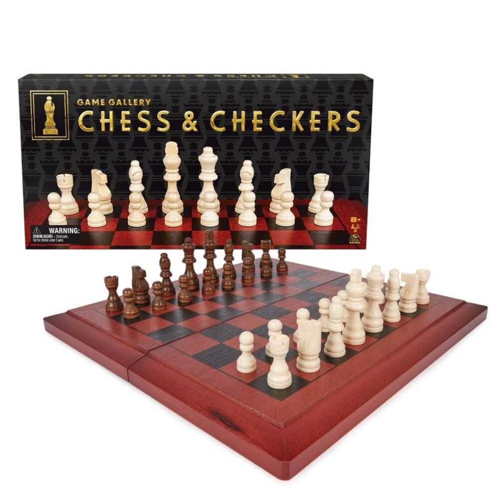 Chess & Checkers Set Style May Vary